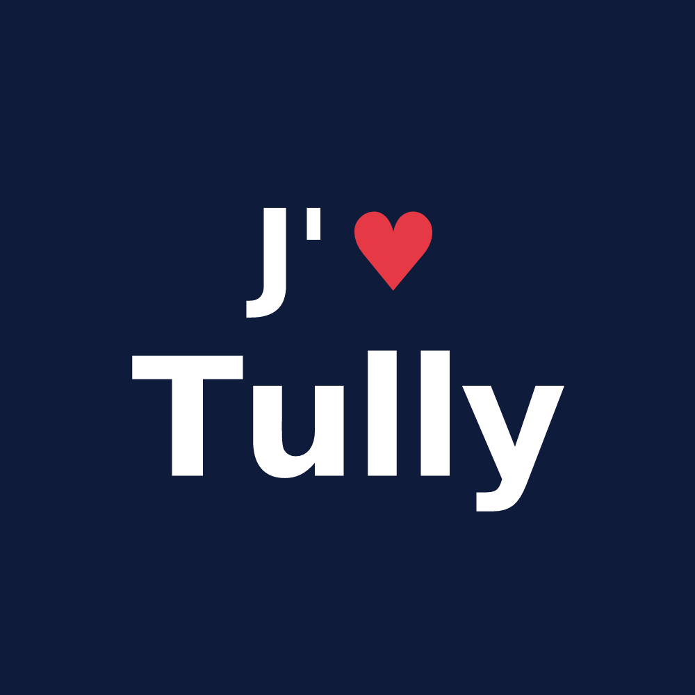 T-shirt personnalisé Tully — design J'aime Tully