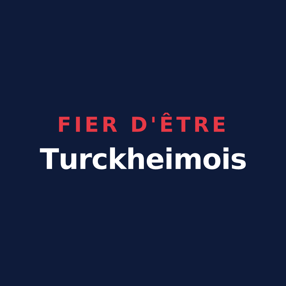 T-shirt « Fier d'être Turckheimois » — design pour Turckheim