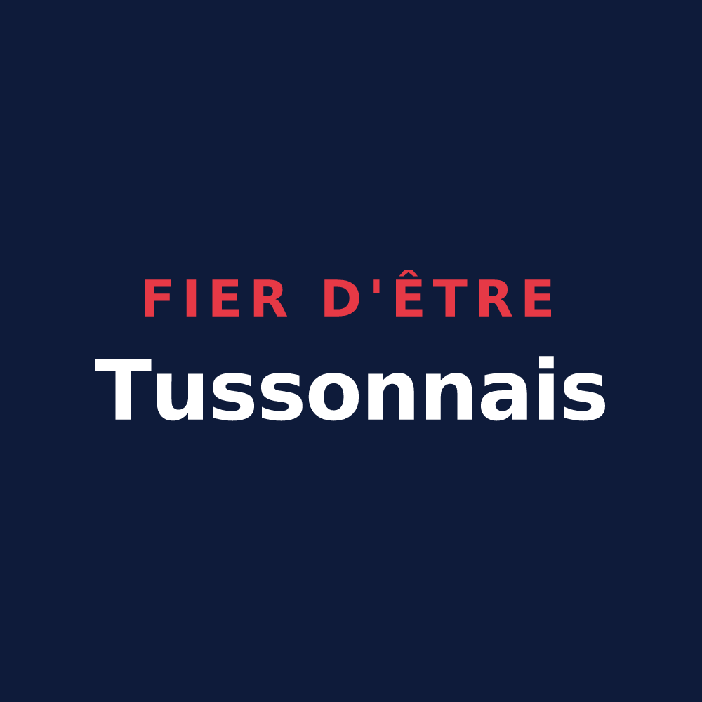T-shirt « Fier d'être Tussonnais » — design pour Tusson