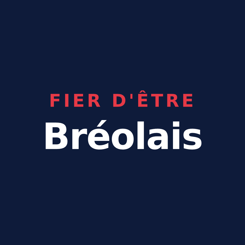 T-shirt « Fier d'être Bréolais » — design pour Ubaye-Serre-Ponçon