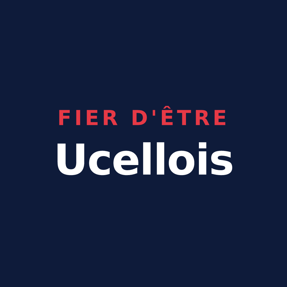 T-shirt « Fier d'être Ucellois » — design pour Ucel