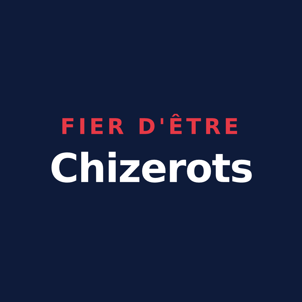 T-shirt « Fier d'être Chizerots » — design pour Uchizy