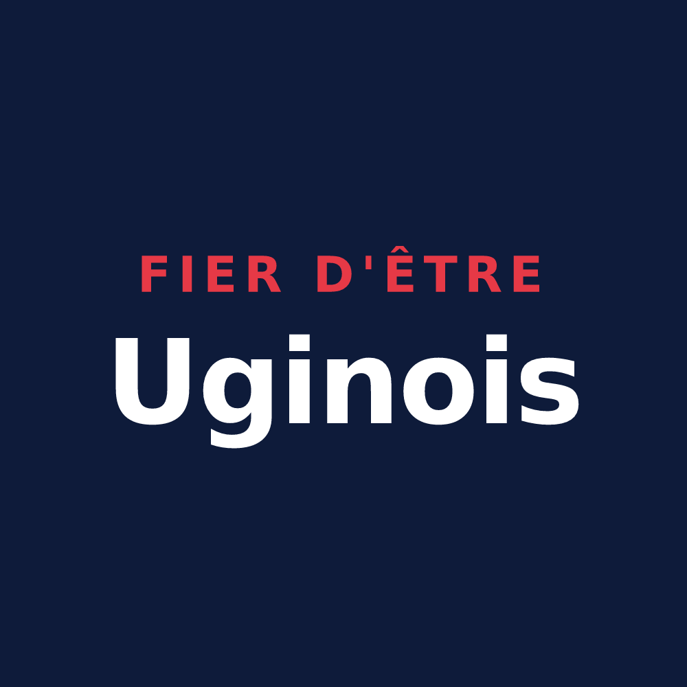 T-shirt « Fier d'être Uginois » — design pour Ugine