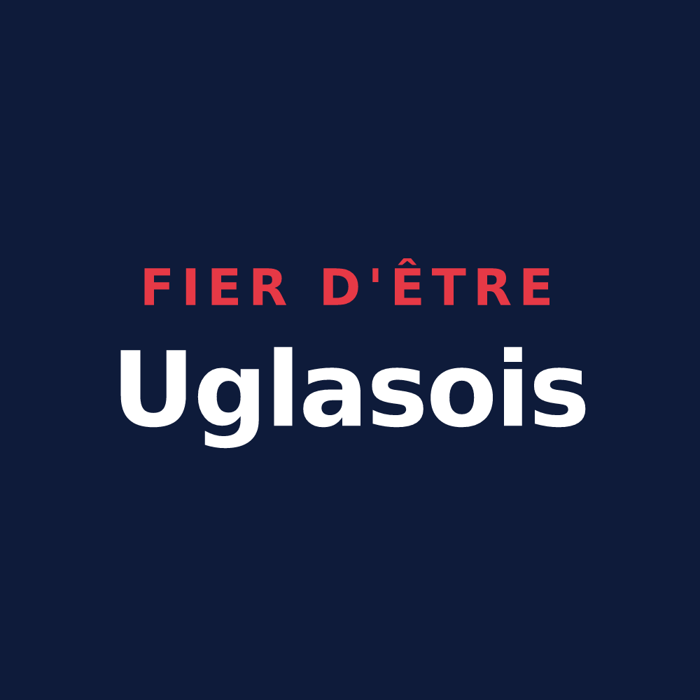 T-shirt « Fier d'être Uglasois » — design pour Uglas