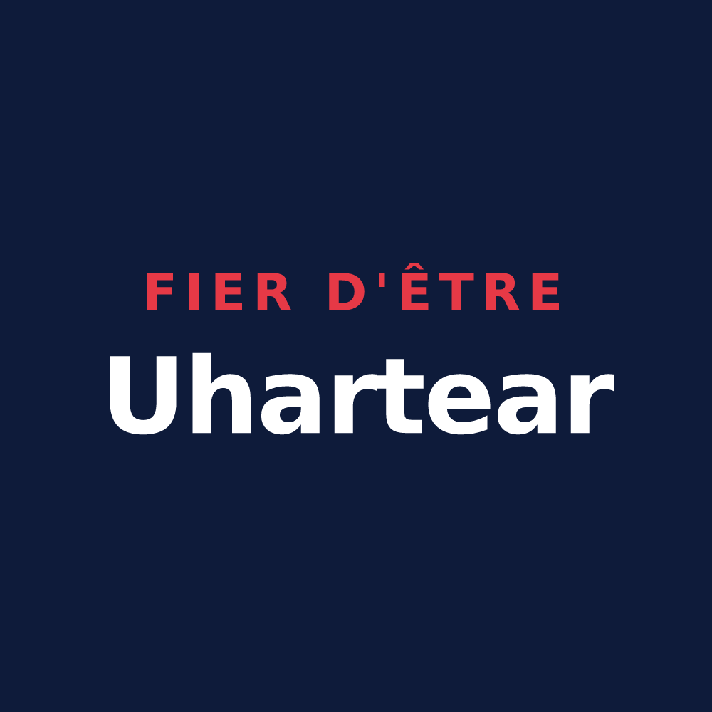 T-shirt « Fier d'être Uhartear » — design pour Uhart-Mixe