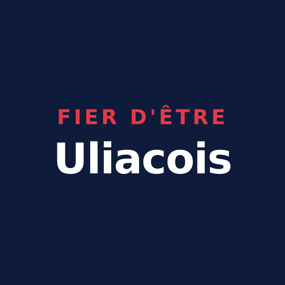 T-shirt « Fier d'être Uliacois » — design pour Œuilly