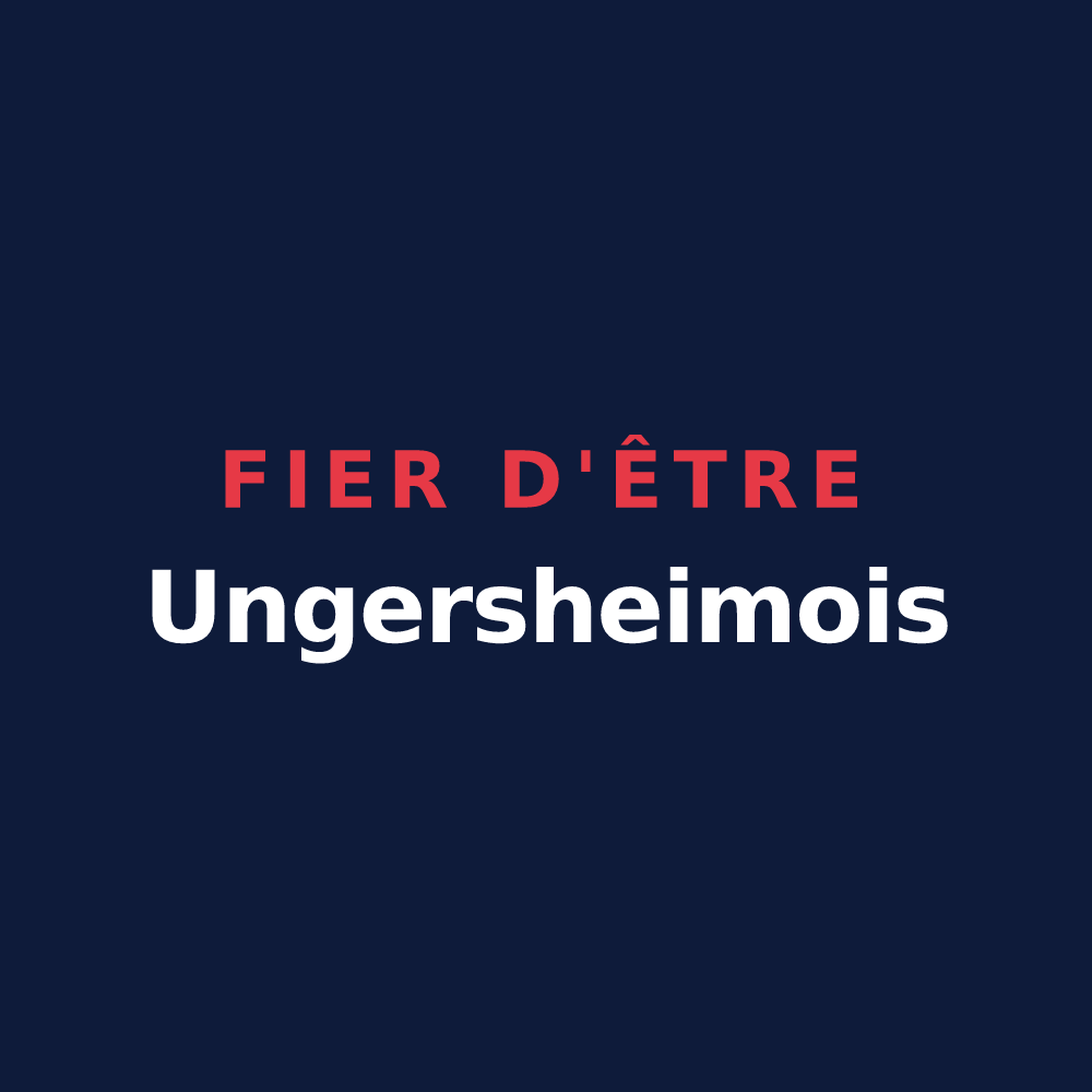 T-shirt « Fier d'être Ungersheimois » — design pour Ungersheim