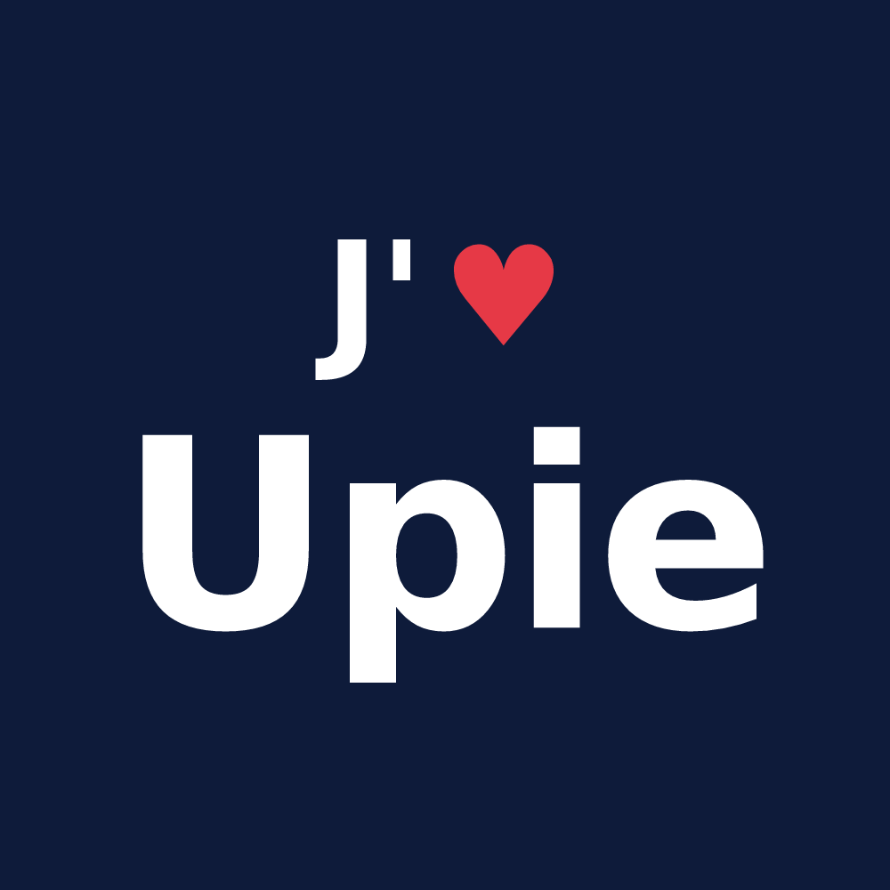 T-shirt personnalisé Upie — design J'aime Upie