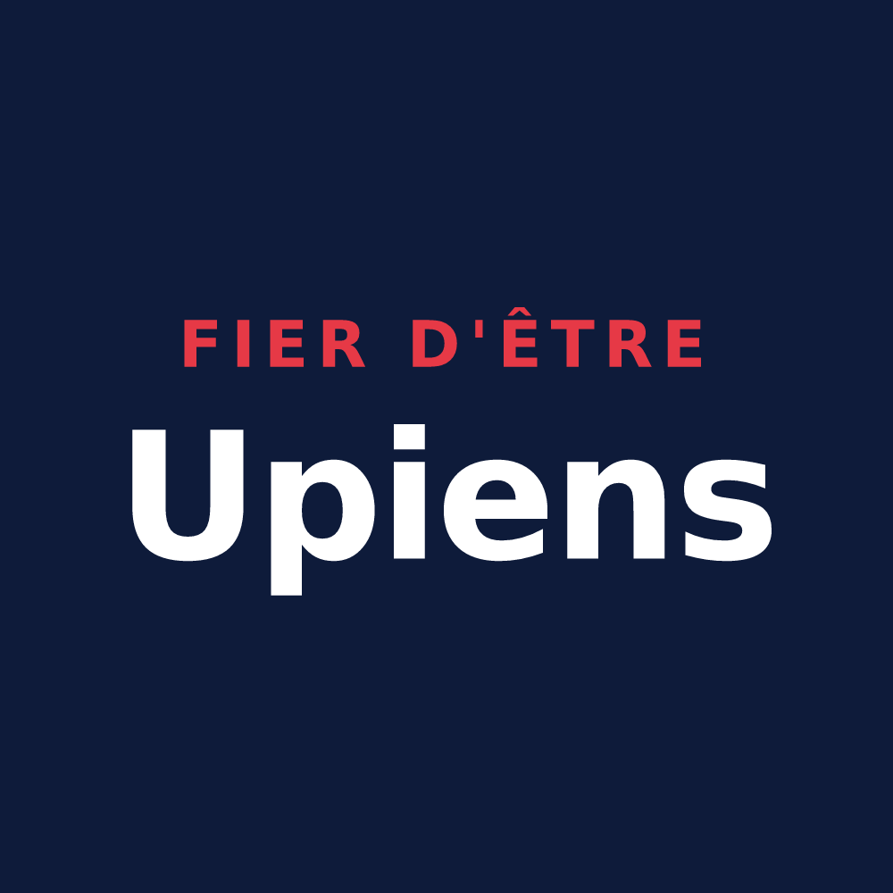 T-shirt « Fier d'être Upiens » — design pour Upie