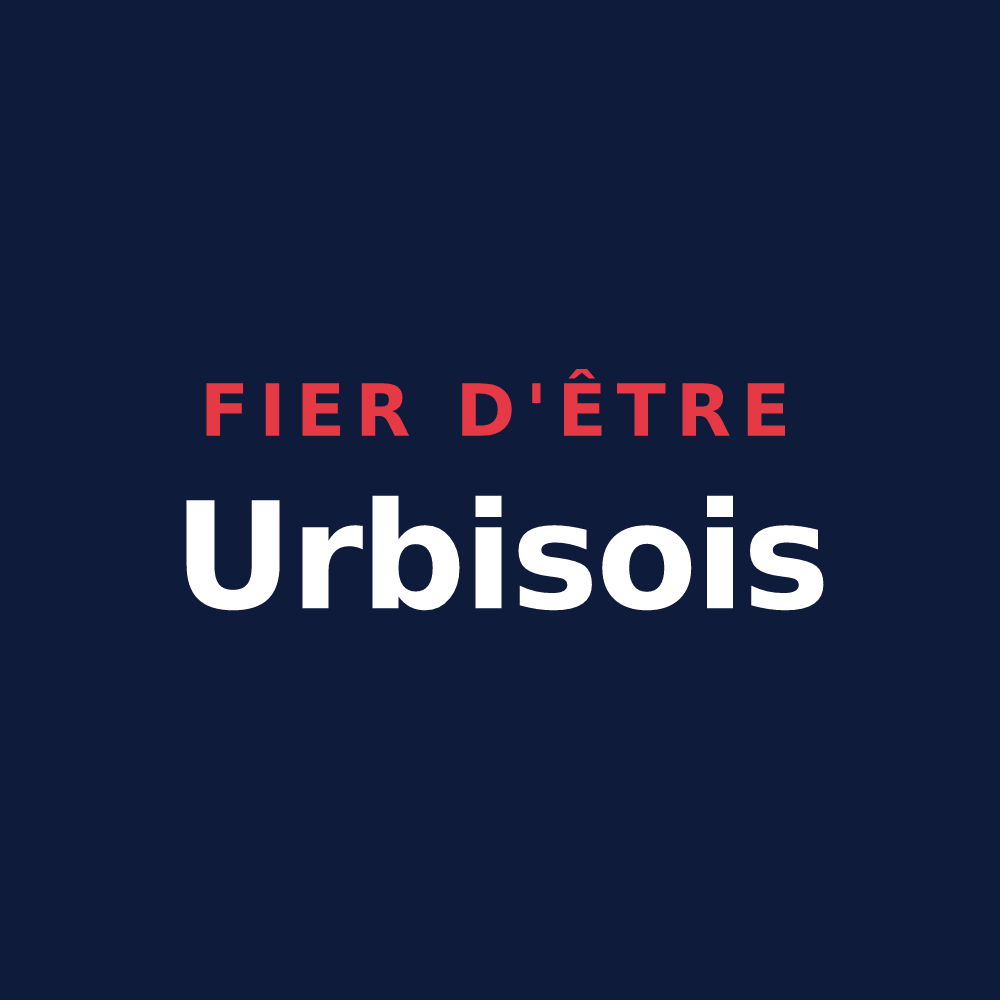 T-shirt « Fier d'être Urbisois » — design pour Urbise