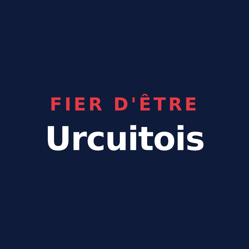 T-shirt « Fier d'être Urcuitois » — design pour Urcuit