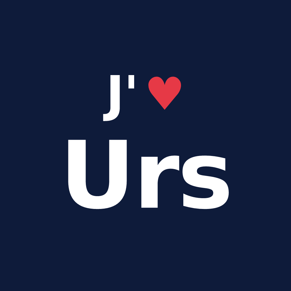 T-shirt personnalisé Urs — design J'aime Urs