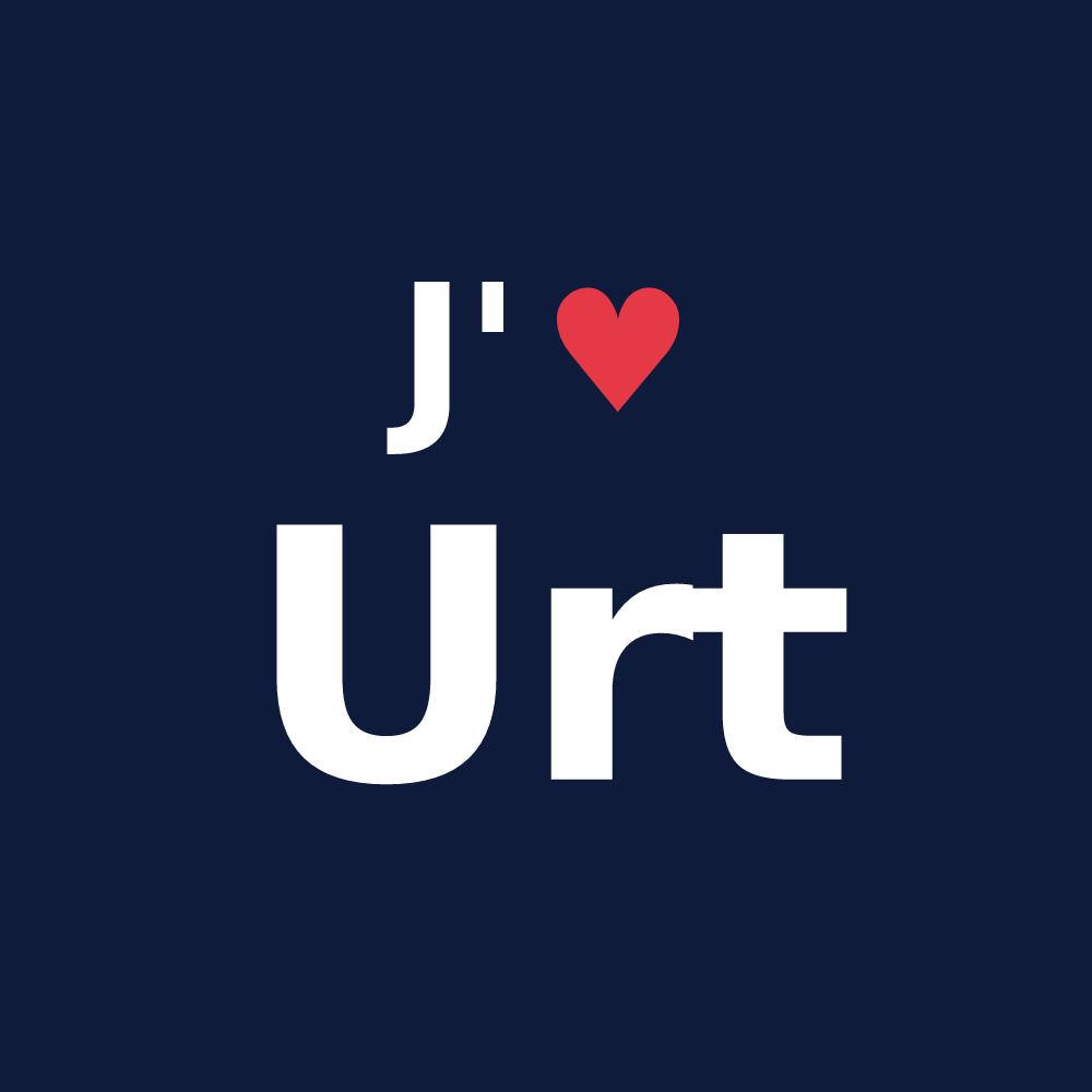 T-shirt personnalisé Urt — design « J'aime Urt » imprimé sur le t-shirt