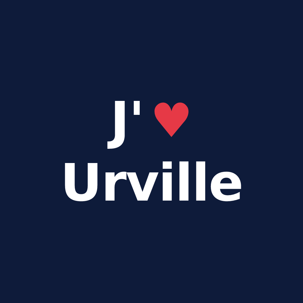 T-shirt personnalisé Urville — design J'aime Urville
