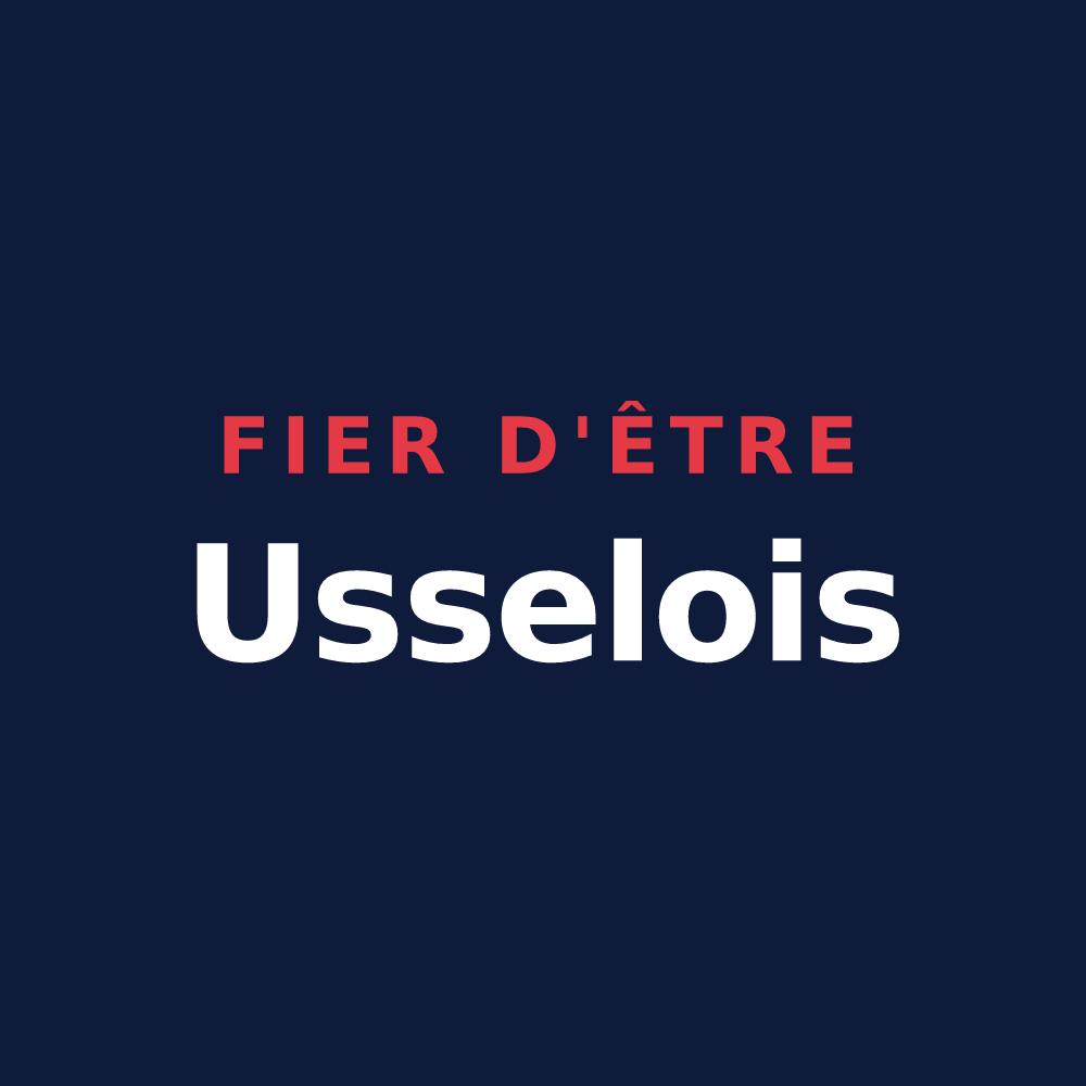 T-shirt « Fier d'être Usselois » — design pour Ussel-d'Allier