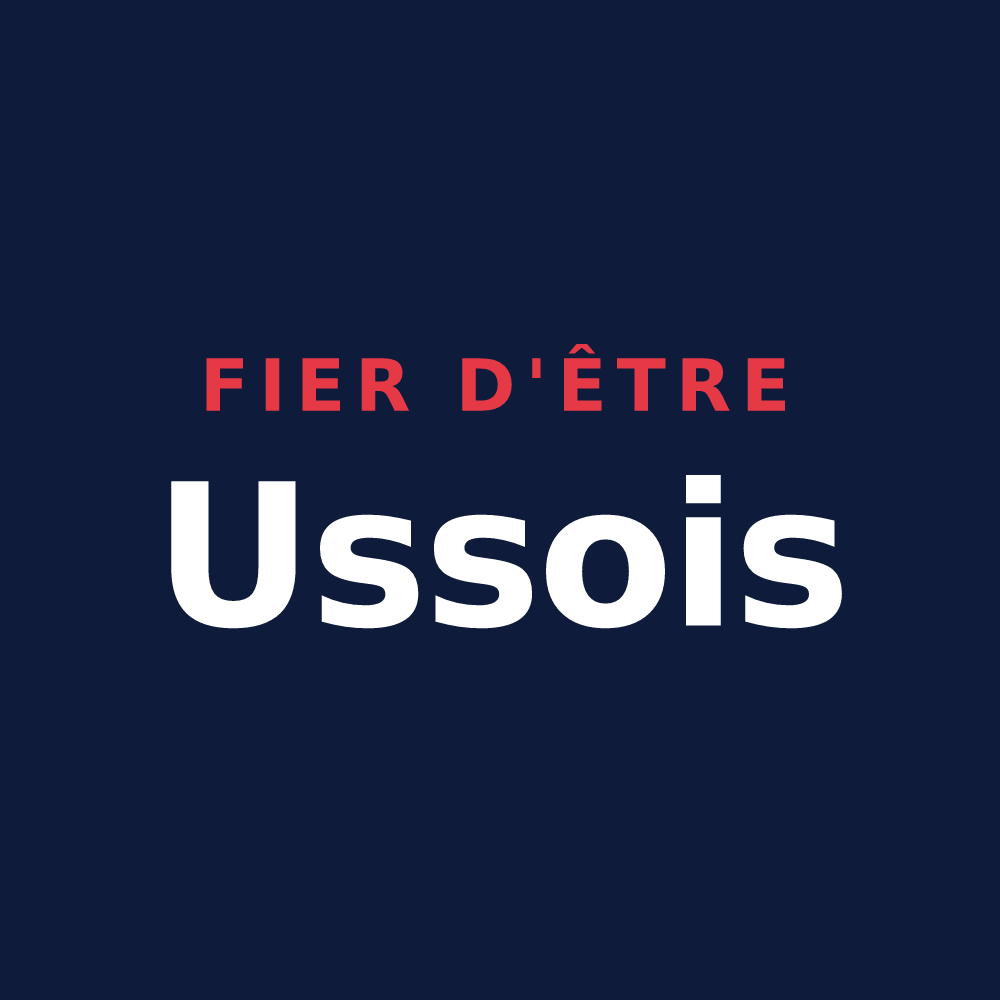 T-shirt « Fier d'être Ussois » — design pour Ussy-sur-Marne