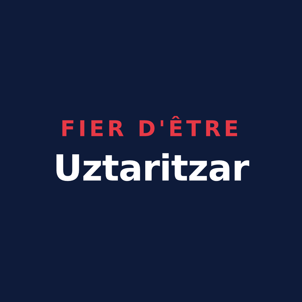 T-shirt « Fier d'être Uztaritzar » — design pour Ustaritz