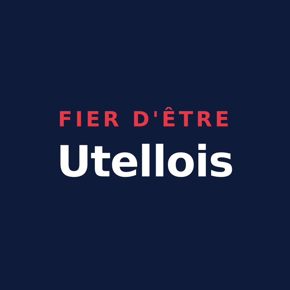 T-shirt « Fier d'être Utellois » — design pour Utelle