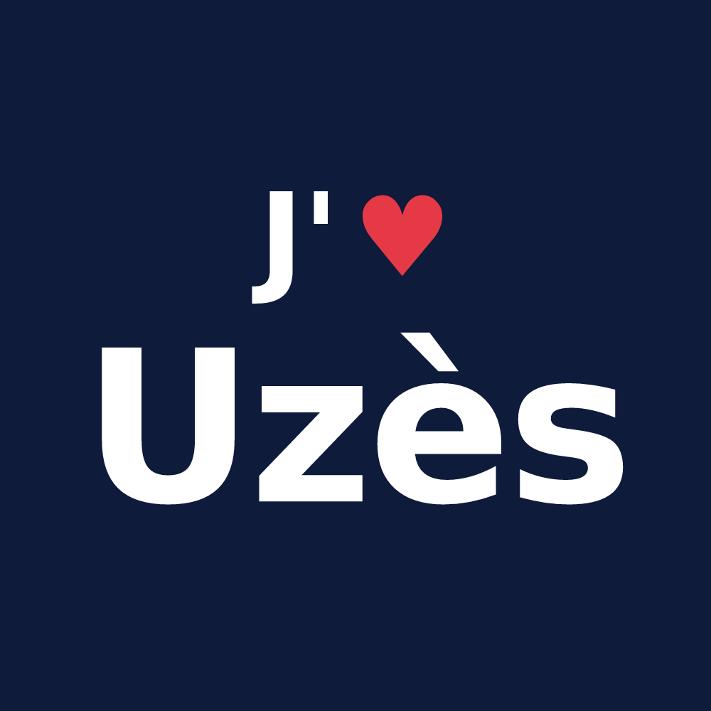 T-shirt personnalisé Uzès — design J'aime Uzès