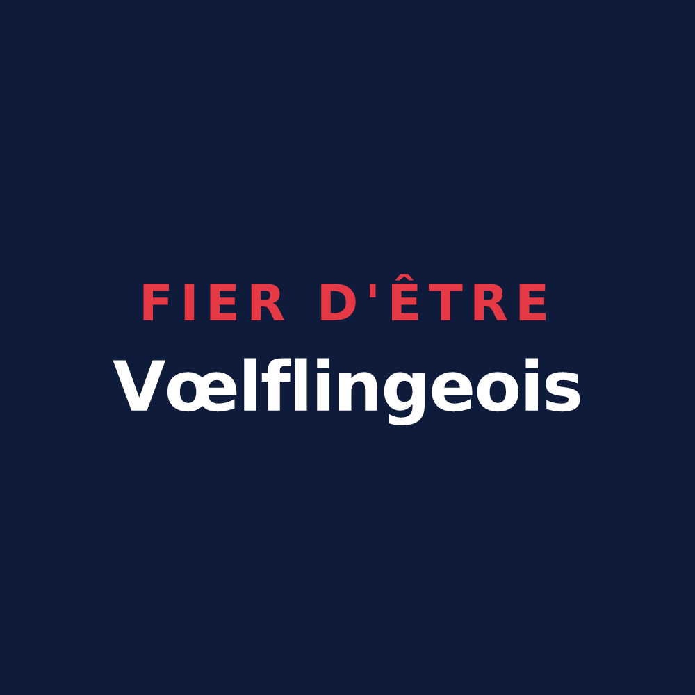 T-shirt « Fier d'être Vœlflingeois » — design pour Vœlfling-lès-Bouzonville
