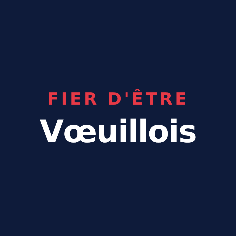 T-shirt « Fier d'être Vœuillois » — design pour Vœuil-et-Giget