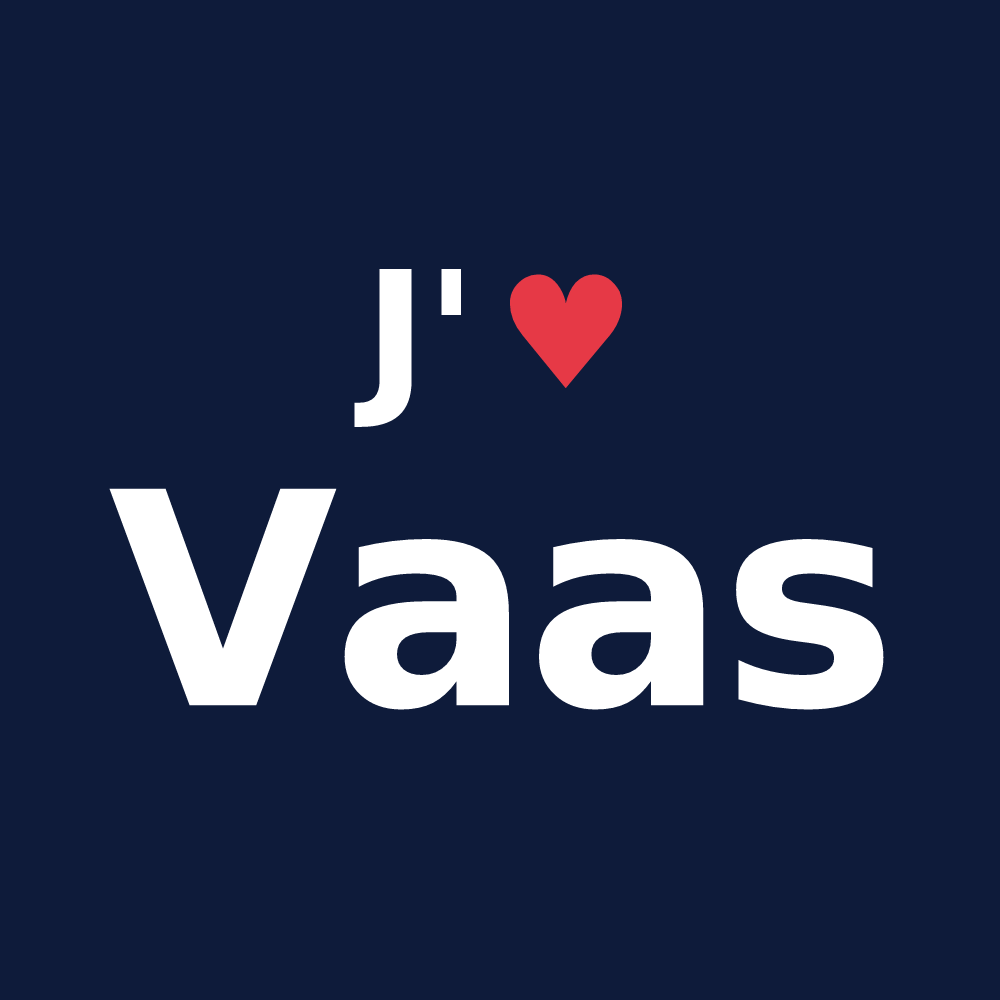 T-shirt personnalisé Vaas — design J'aime Vaas