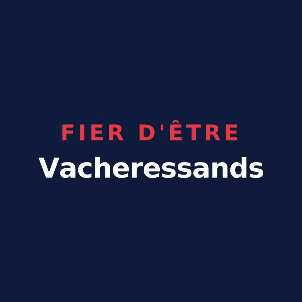 T-shirt « Fier d'être Vacheressands » — design pour Vacheresse