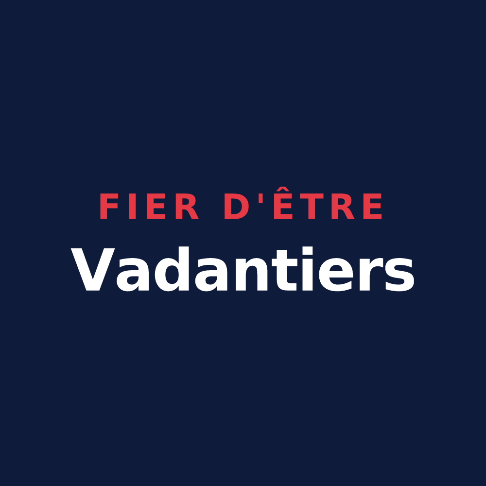 T-shirt « Fier d'être Vadantiers » — design pour Vadans