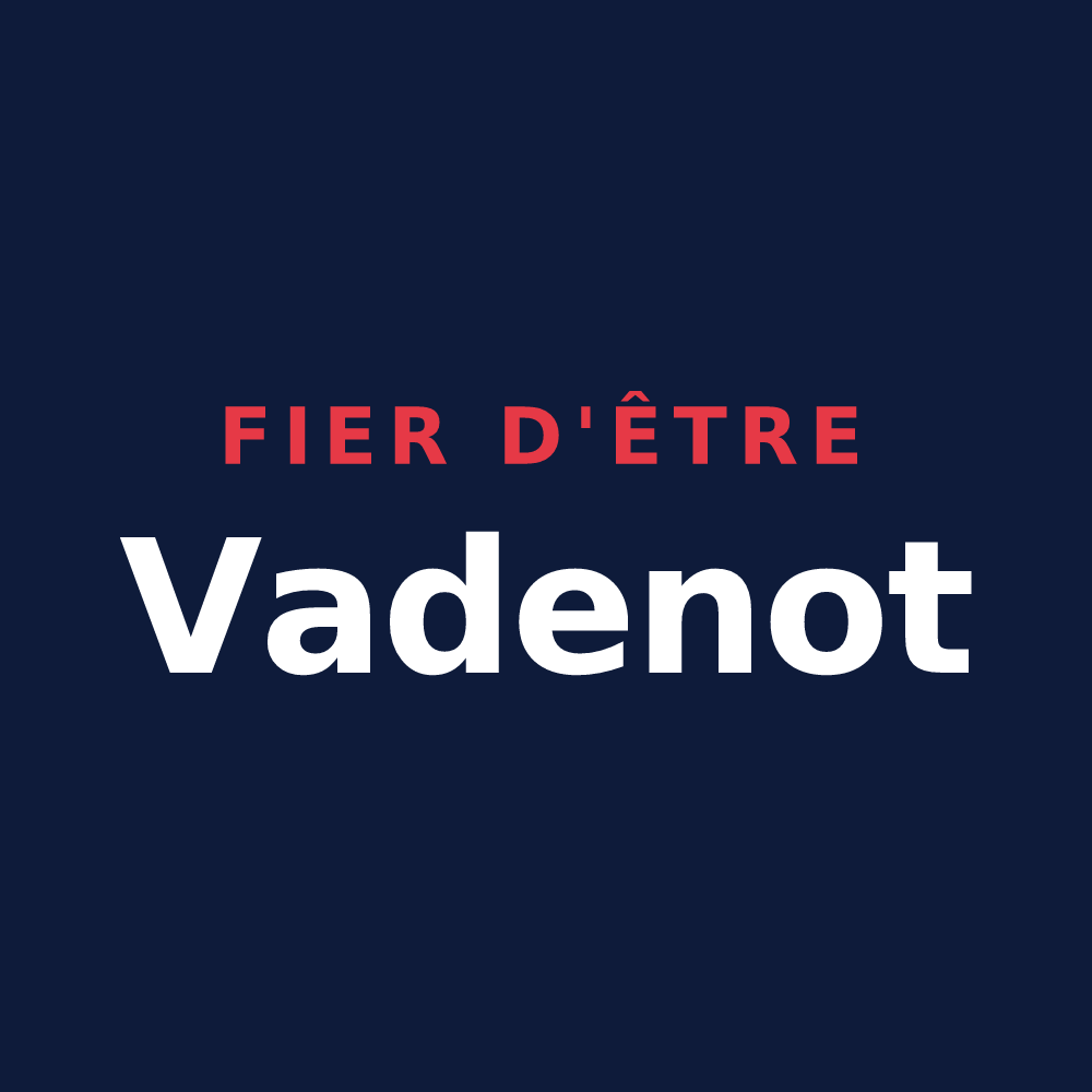 T-shirt « Fier d'être Vadenot » — design pour Vadenay