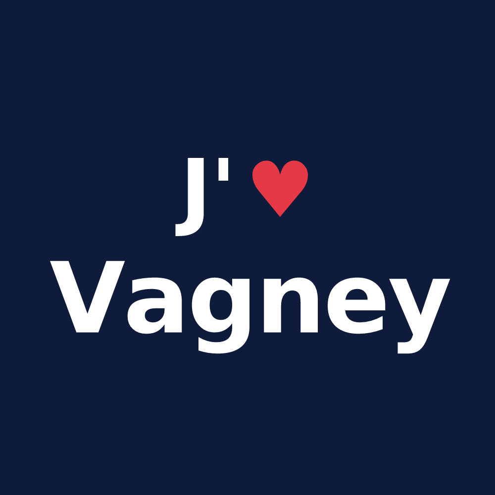 T-shirt personnalisé Vagney — design J'aime Vagney