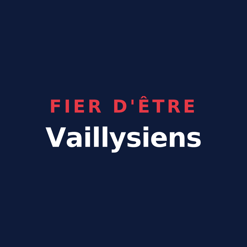 T-shirt « Fier d'être Vaillysiens » — design pour Vailly-sur-Aisne