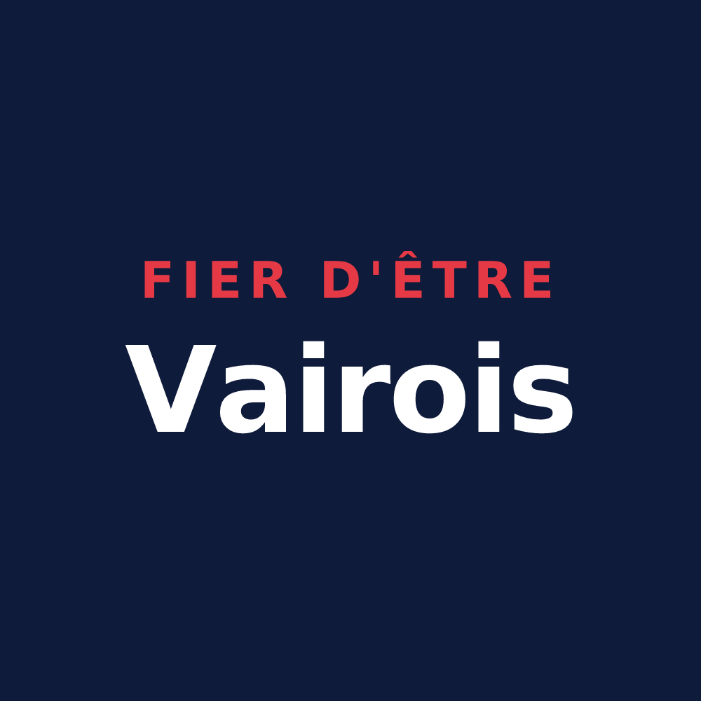 T-shirt « Fier d'être Vairois » — design pour Vaires-sur-Marne