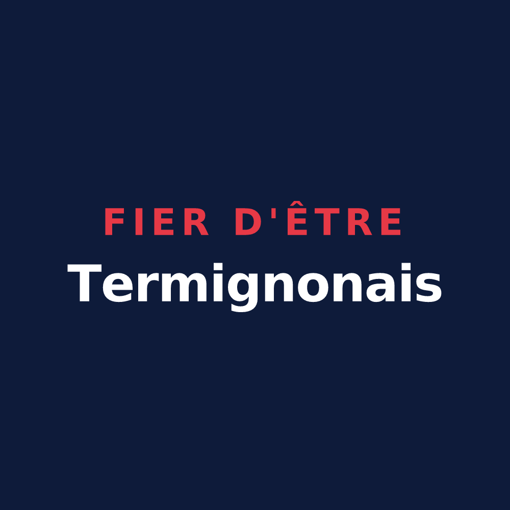 T-shirt « Fier d'être Termignonais » — design pour Val-Cenis