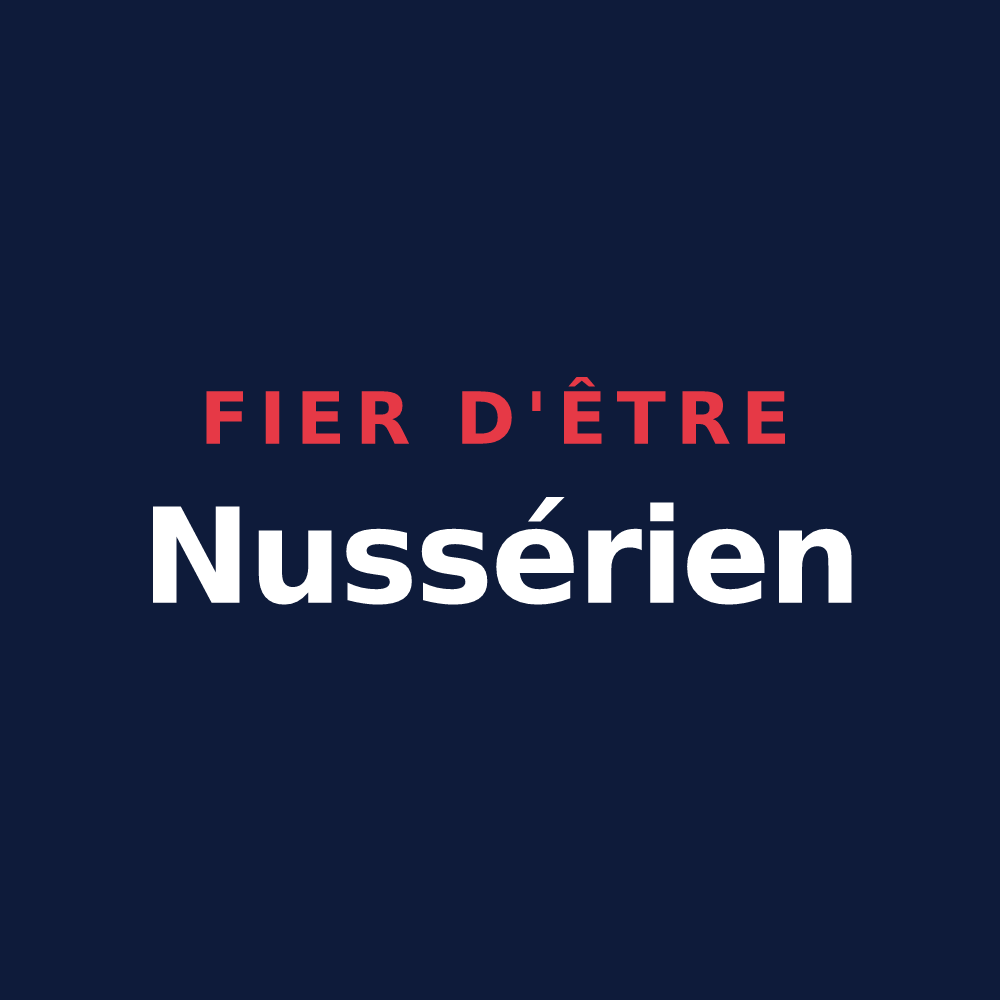 T-shirt « Fier d'être Nussérien » — design pour Val d'Arry