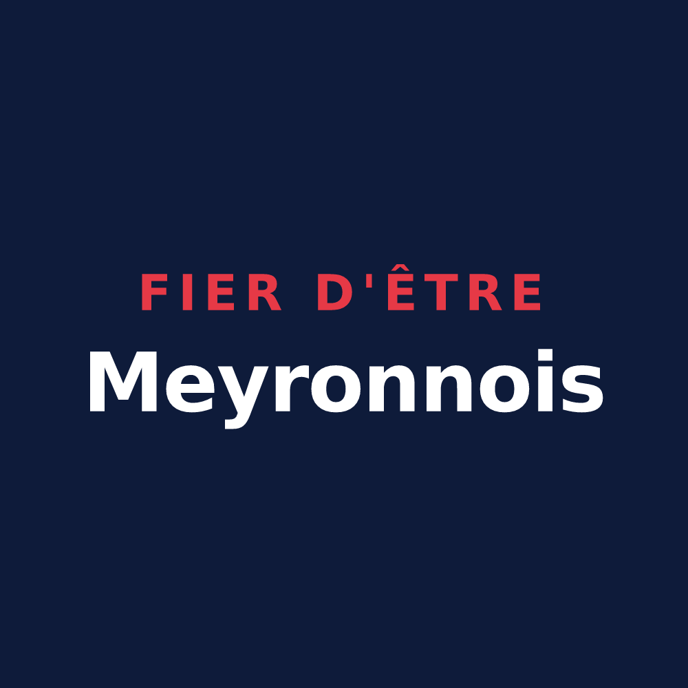 T-shirt « Fier d'être Meyronnois » — design pour Val d'Oronaye