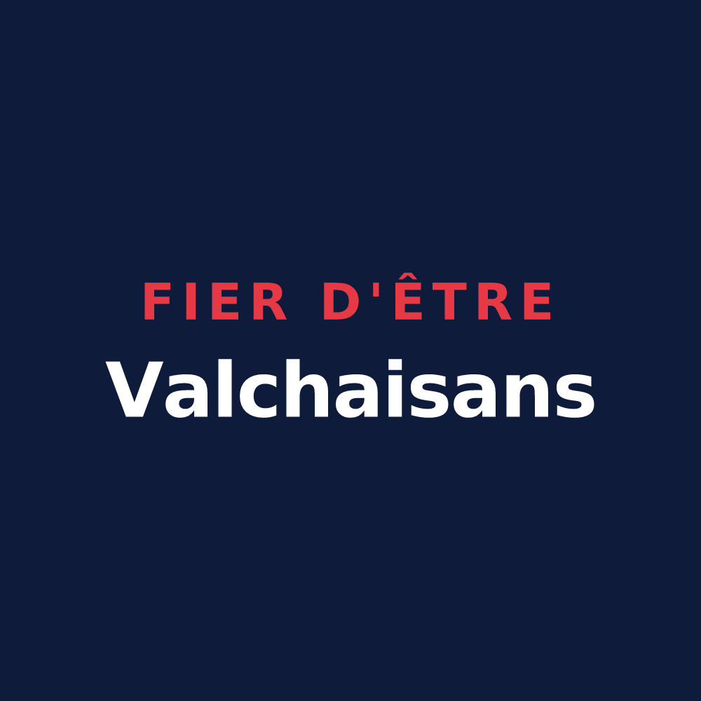 T-shirt « Fier d'être Valchaisans » — design pour Val de Chaise