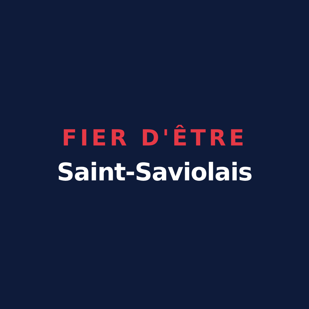 T-shirt « Fier d'être Saint-Saviolais » — design pour Val-de-Comporté