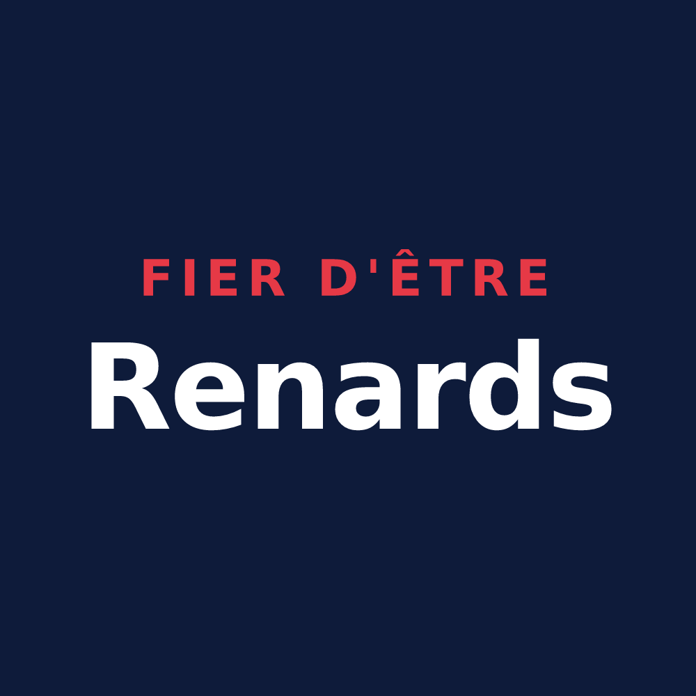 T-shirt « Fier d'être Renards » — design pour Val-et-Châtillon