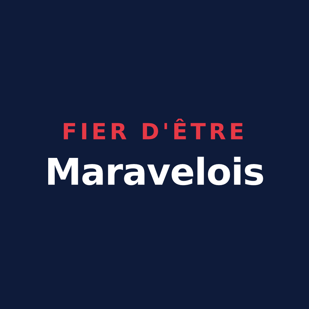 T-shirt « Fier d'être Maravelois » — design pour Val-Maravel