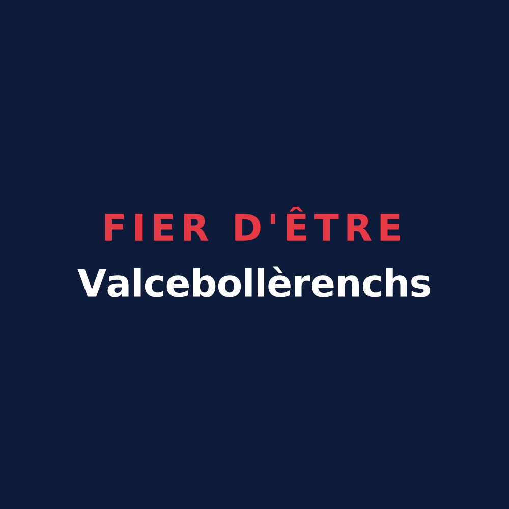 T-shirt « Fier d'être Valcebollèrenchs » — design pour Valcebollère