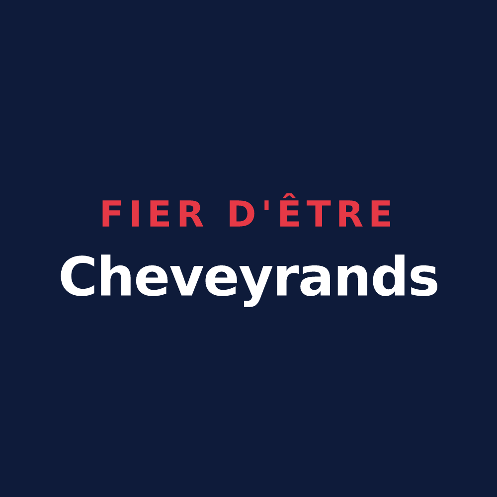 T-shirt « Fier d'être Cheveyrands » — design pour Valcivières