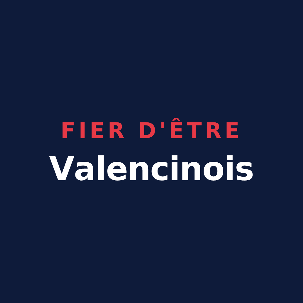T-shirt « Fier d'être Valencinois » — design pour Valencin