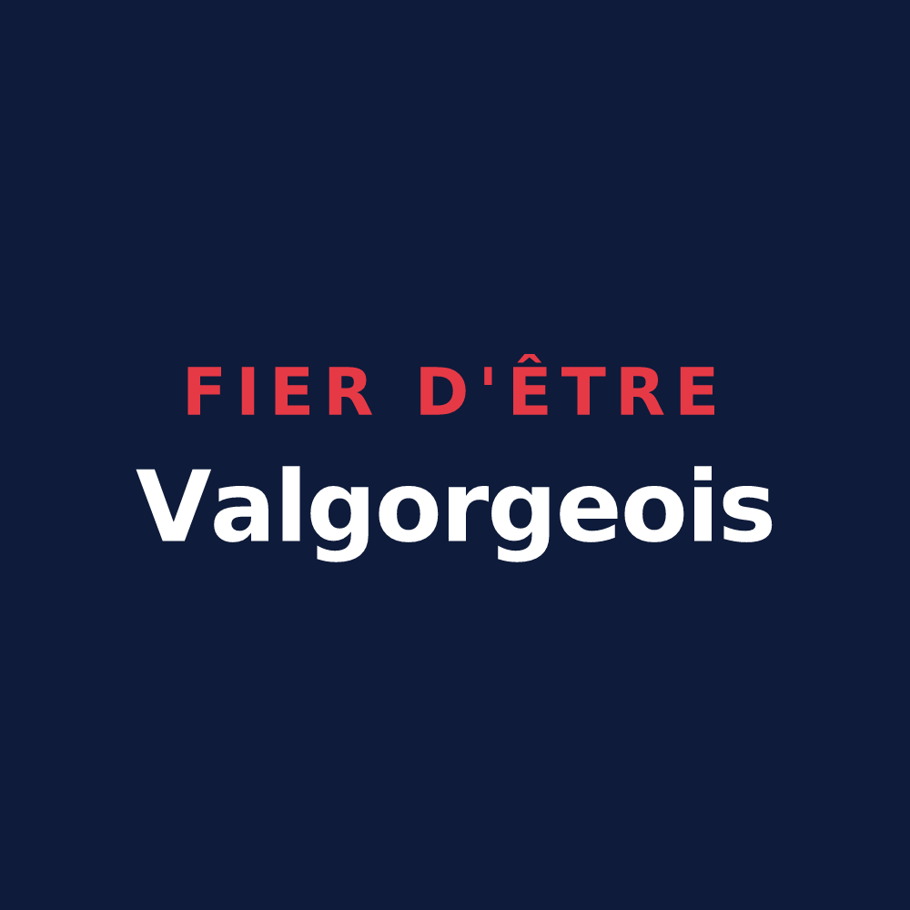 T-shirt « Fier d'être Valgorgeois » — design pour Valgorge