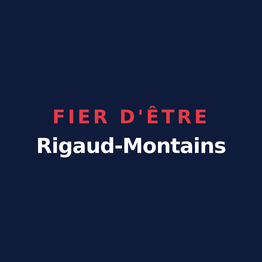 T-shirt « Fier d'être Rigaud-Montains » — design pour Valherbasse