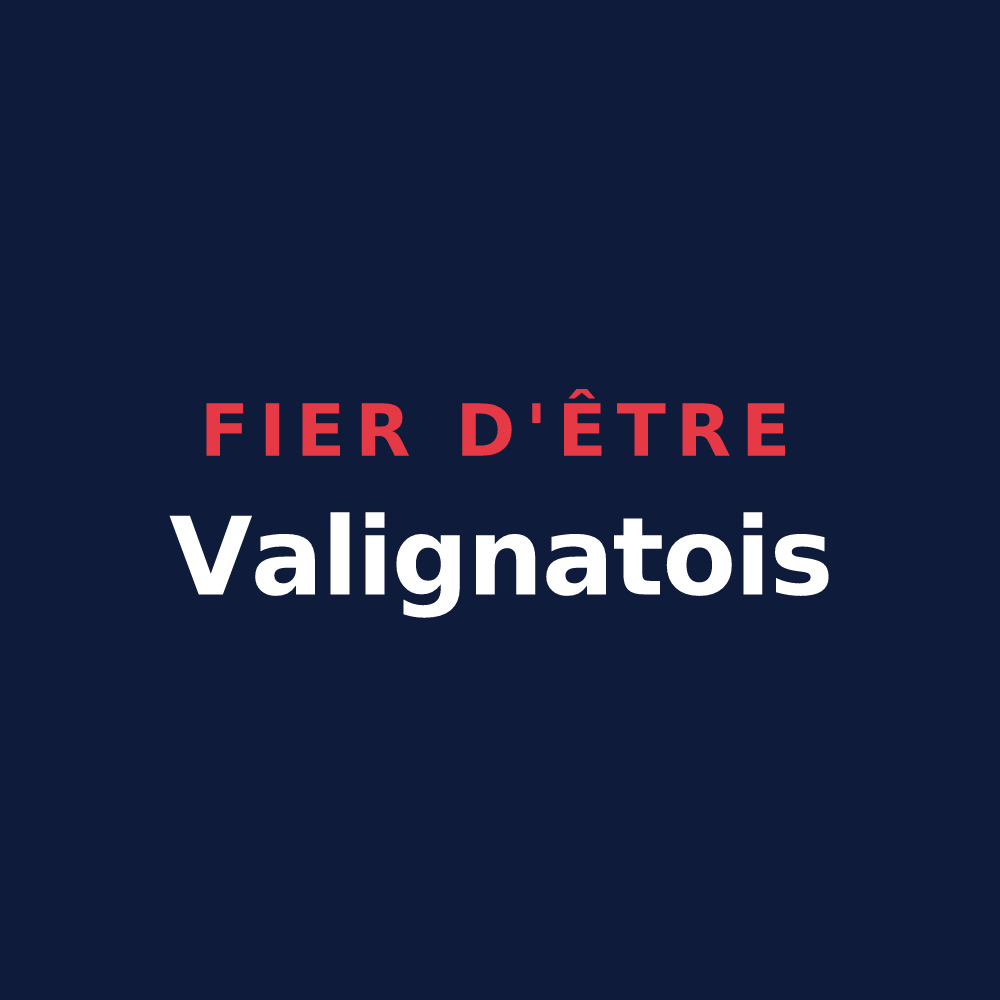 T-shirt « Fier d'être Valignatois » — design pour Valignat