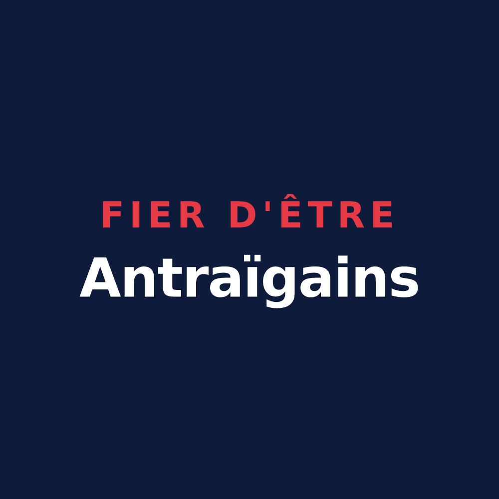 T-shirt « Fier d'être Antraïgains » — design pour Vallées-d'Antraigues-Asperjoc