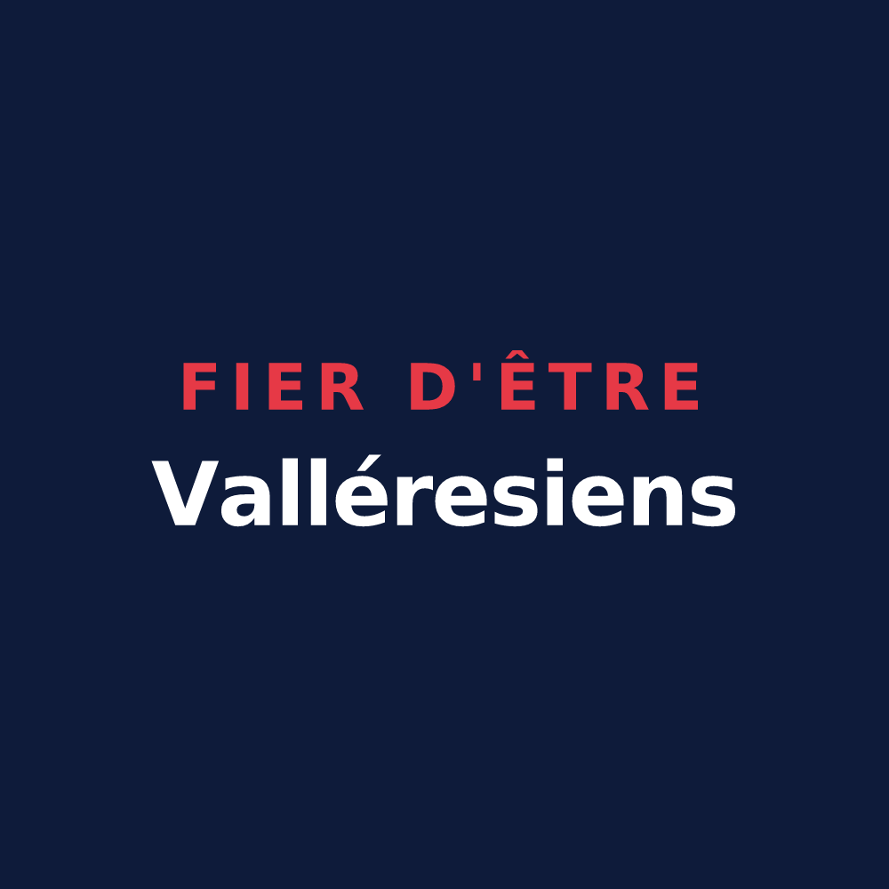T-shirt « Fier d'être Valléresiens » — design pour Valleroy