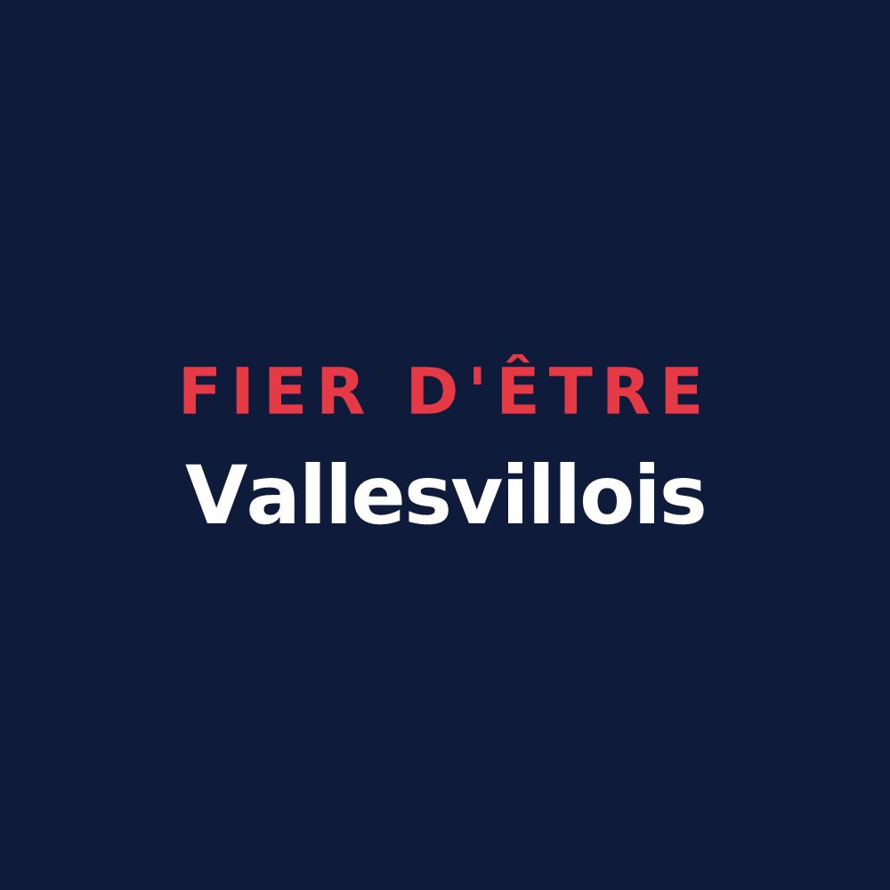 T-shirt « Fier d'être Vallesvillois » — design pour Vallesvilles