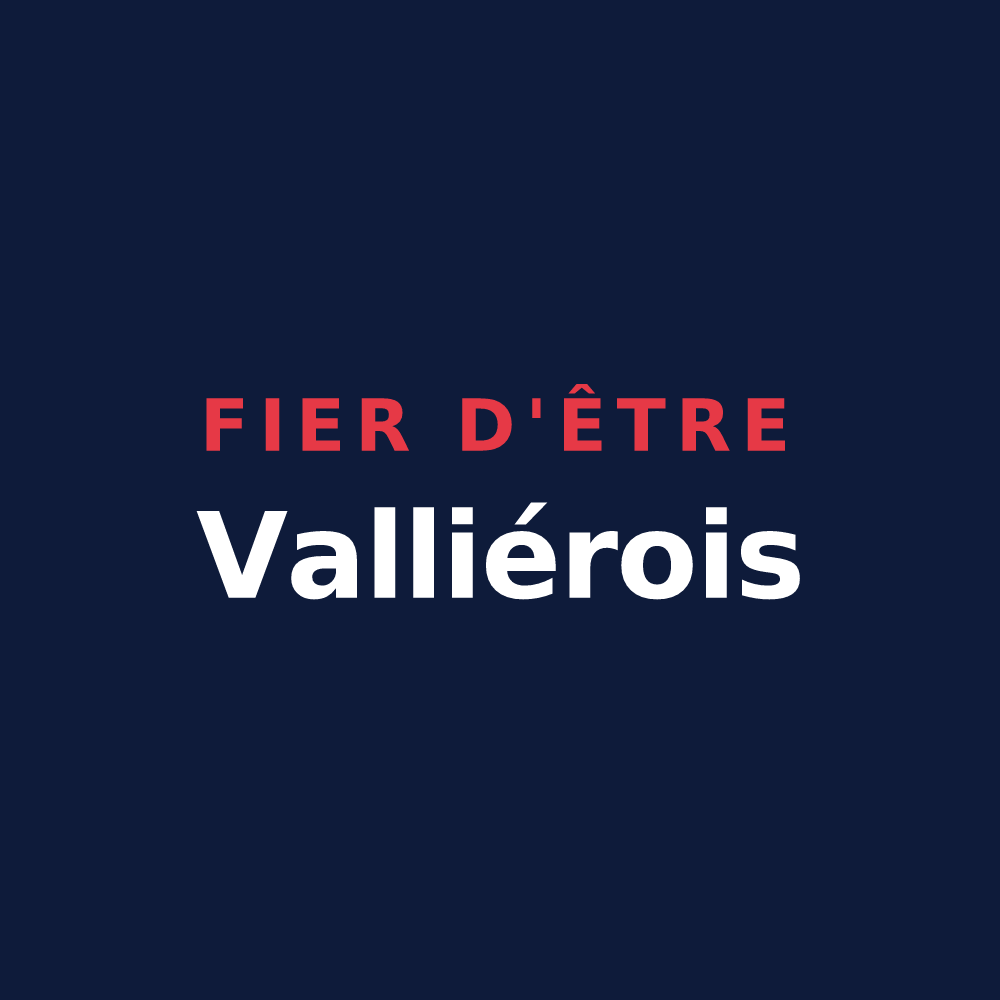 T-shirt « Fier d'être Valliérois » — design pour Vallières