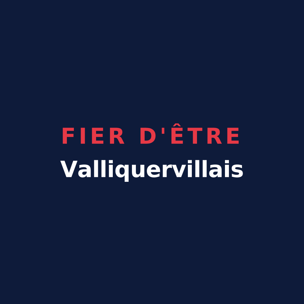 T-shirt « Fier d'être Valliquervillais » — design pour Valliquerville
